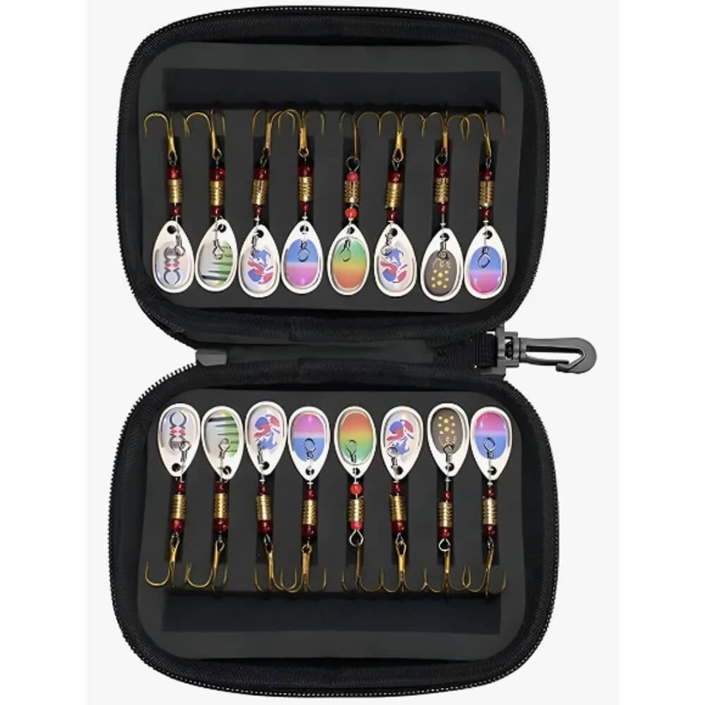 Set 16 Cucharas De Pesca Se&ntilde;uelos Mar Y Rio image number 0.0