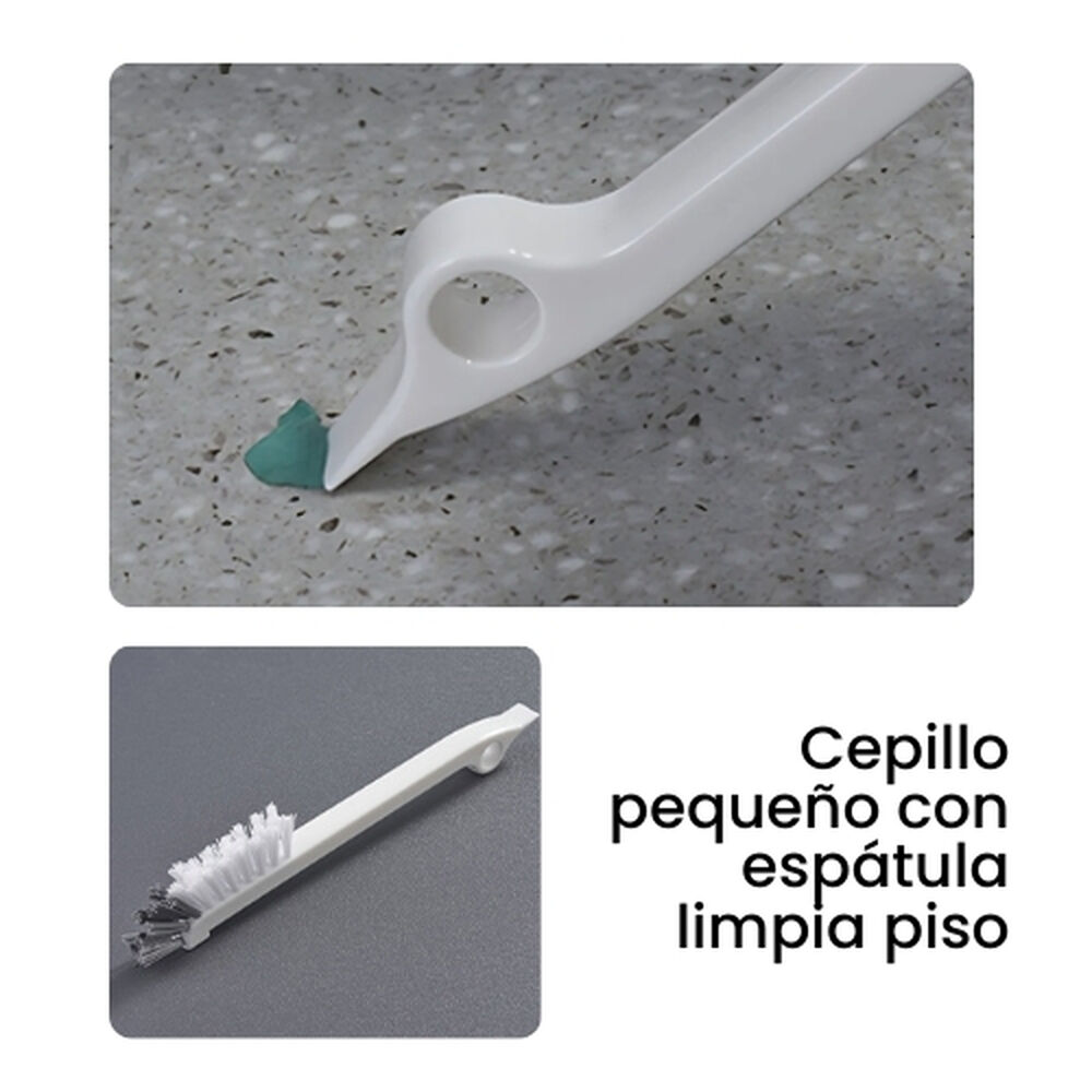 Cepillo Escobilla De Baño De Silicona Con Base image number 6.0