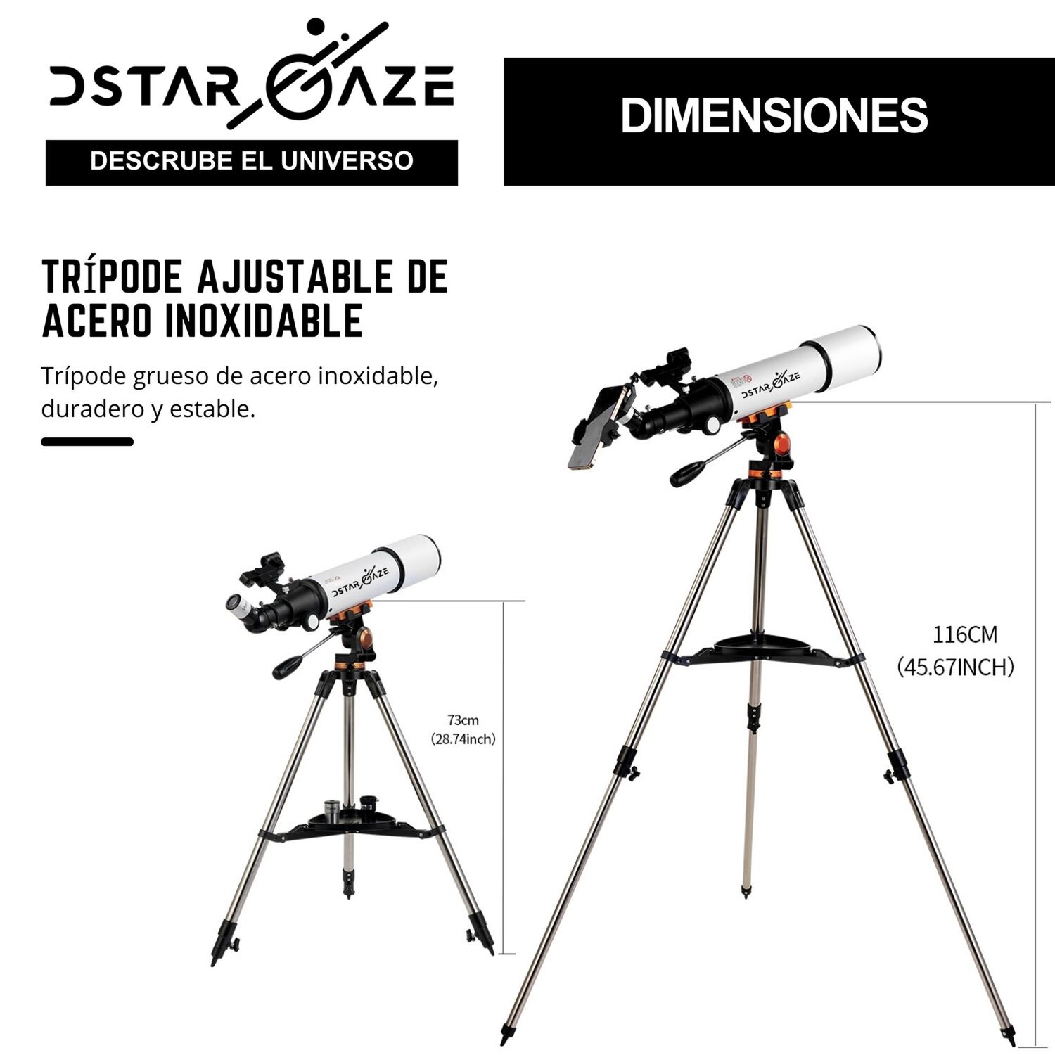 Telescopio Astron&oacute;mico Profesional 50080m image number 9.0