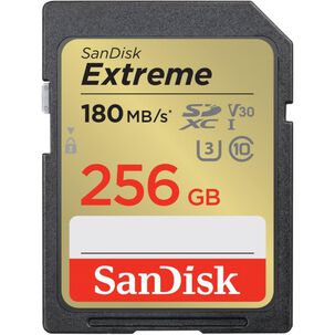 Tarjeta Sd Extreme 128gb Uhs-i 180mb/s 90mb/s Sandisk