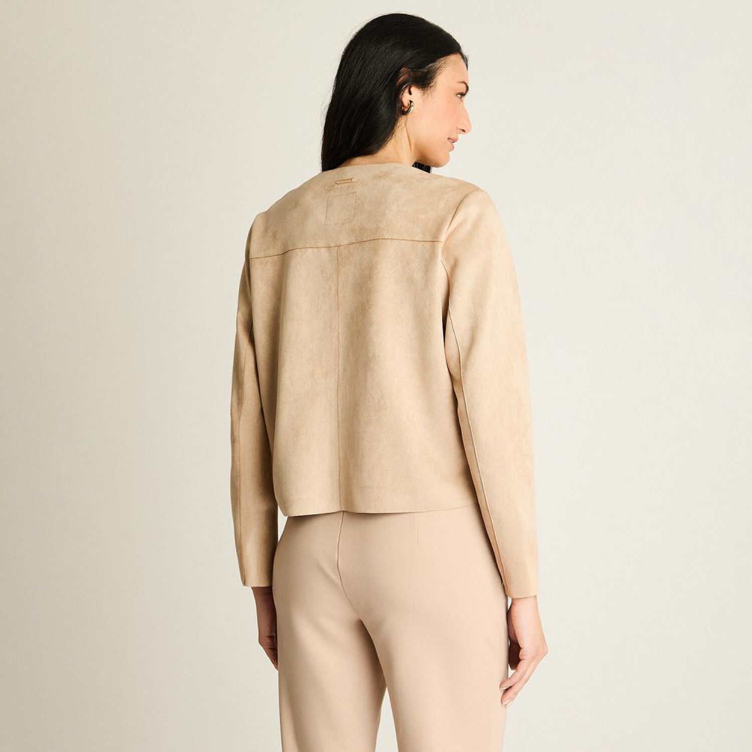 Chaqueta Cuello Redondo Mujer Lorenzo Di Pontti image number 2.0