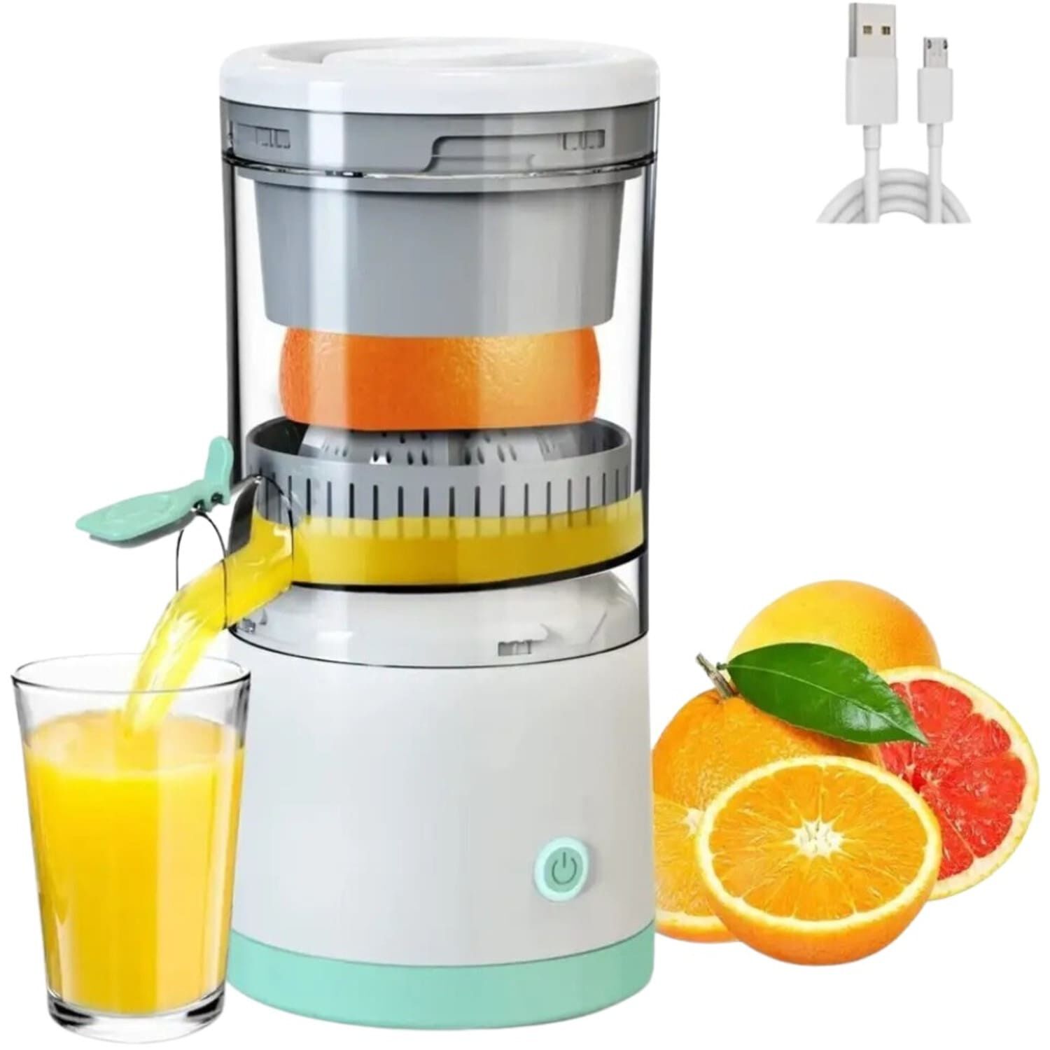 Maquina Extractor De Jugo, Exprimidor Electrico Portatil De C&iacute;tricos image number 2.0