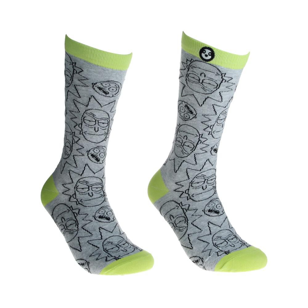 Pack Calcetines Mujer Largo Green Rick And Morty / 2 Pares image number 1.0