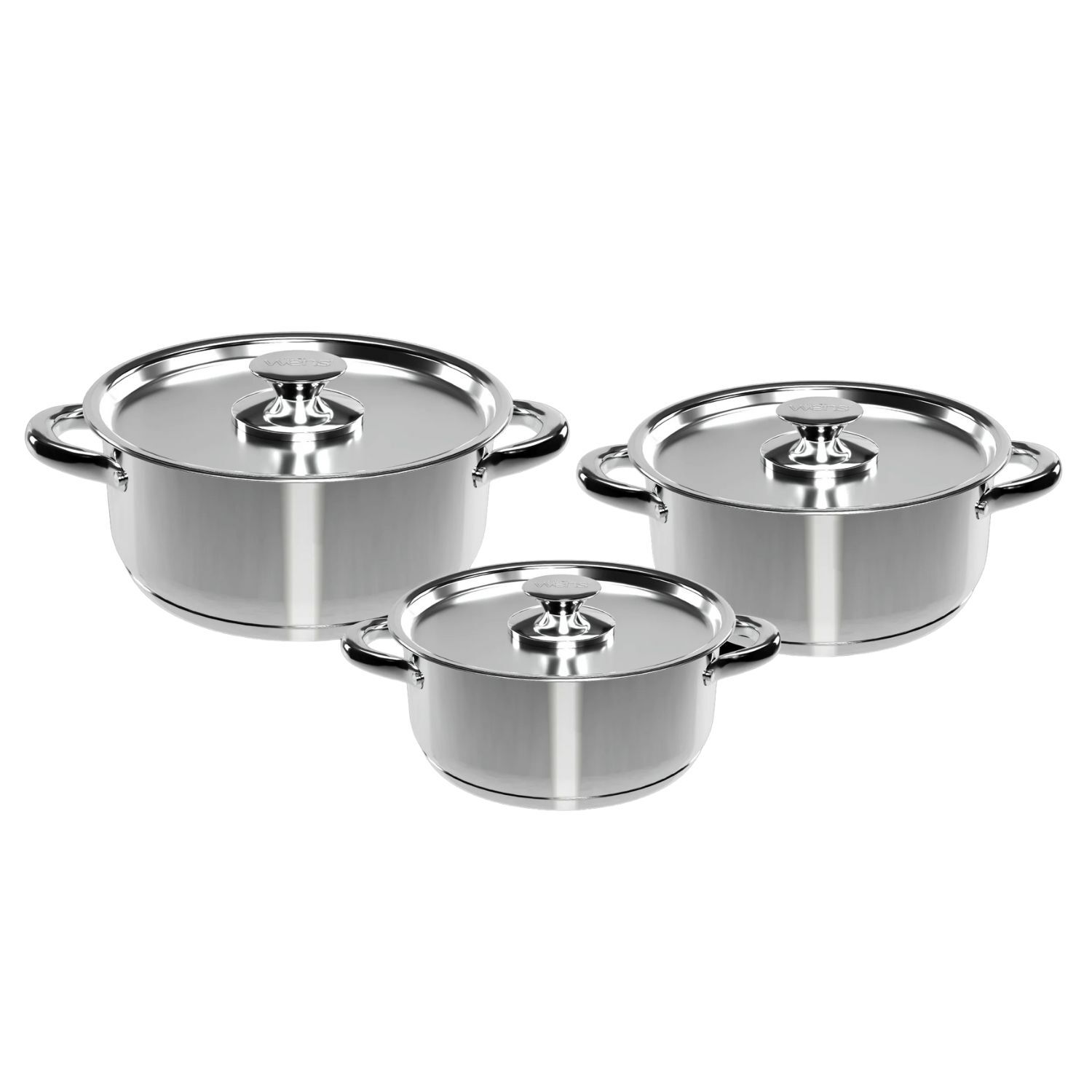 Set Bateria De Cocina 6 Piezas Acero Inoxidable 420-6ss Wens image number 0.0