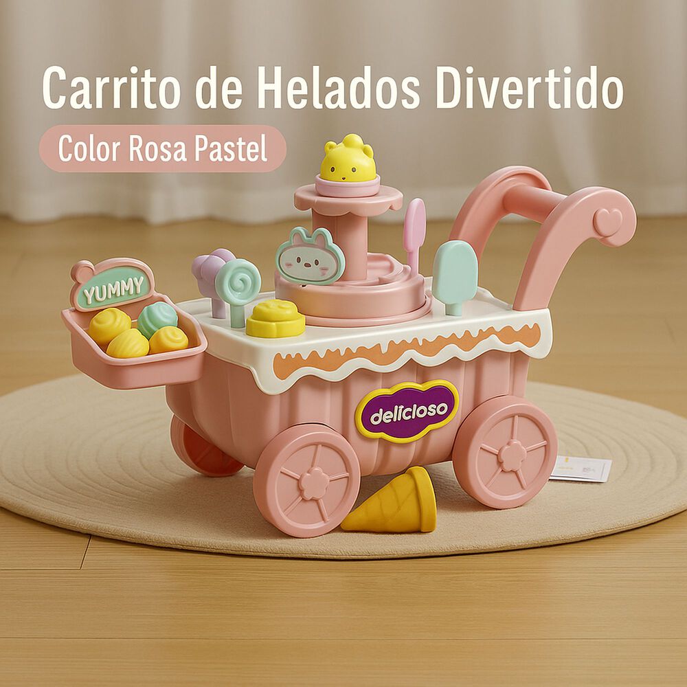 Juguete Carrito De Helados Infantil Dulces Para Ni&ntilde;os image number 1.0