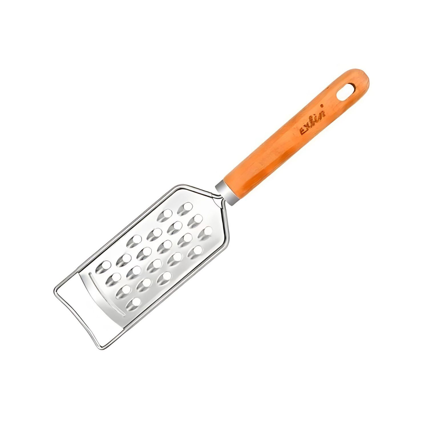 Rallador De Mano Para Queso 27cm Acero Mango Madera Cocina image number 1.0