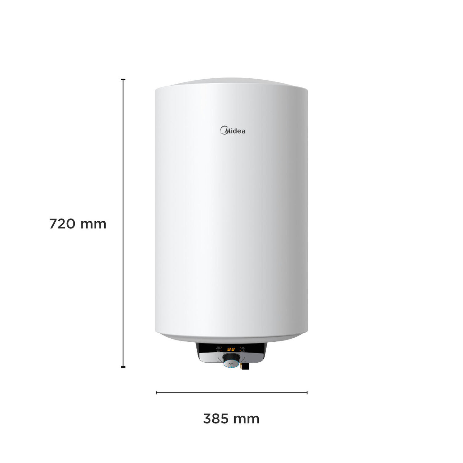 Termo El&eacute;ctrico 50l Wifi Midea image number 5.0