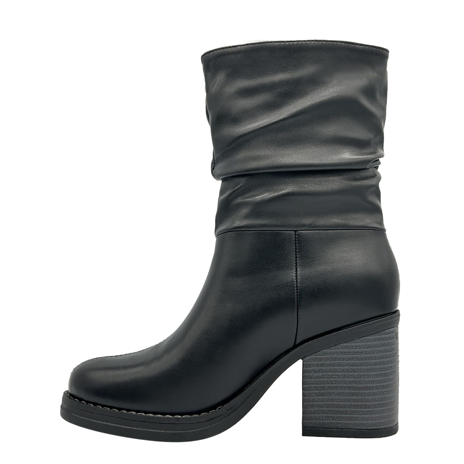 Bota Para Mujer, Negro, Media Pantorrilla Danicolle image number 2.0