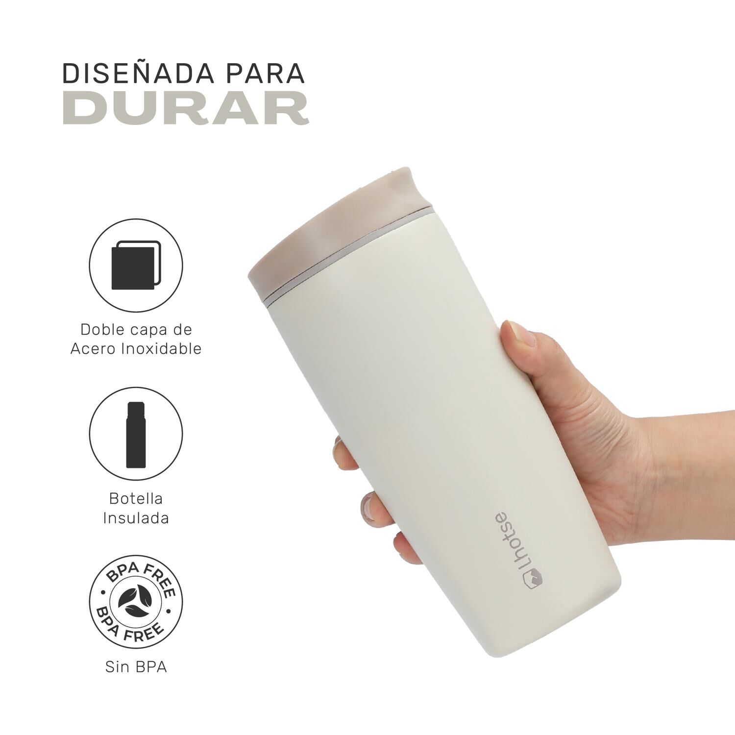 Vaso Mug T&eacute;rmico Agua Caf&eacute; Acero Inox Termicup 590 Ml Lhotse image number 3.0