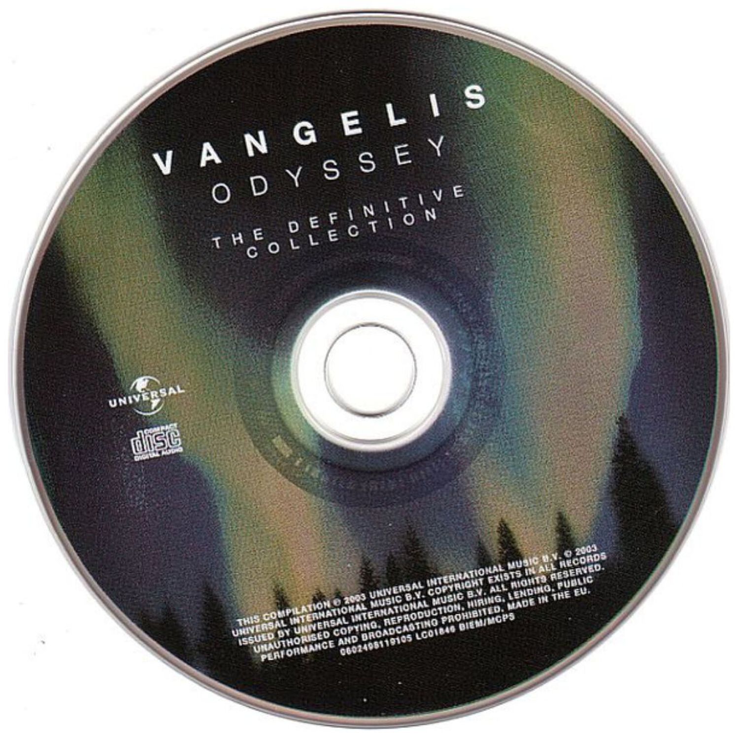 Vangelis - Odyssey Best Of | Cd image number 2.0