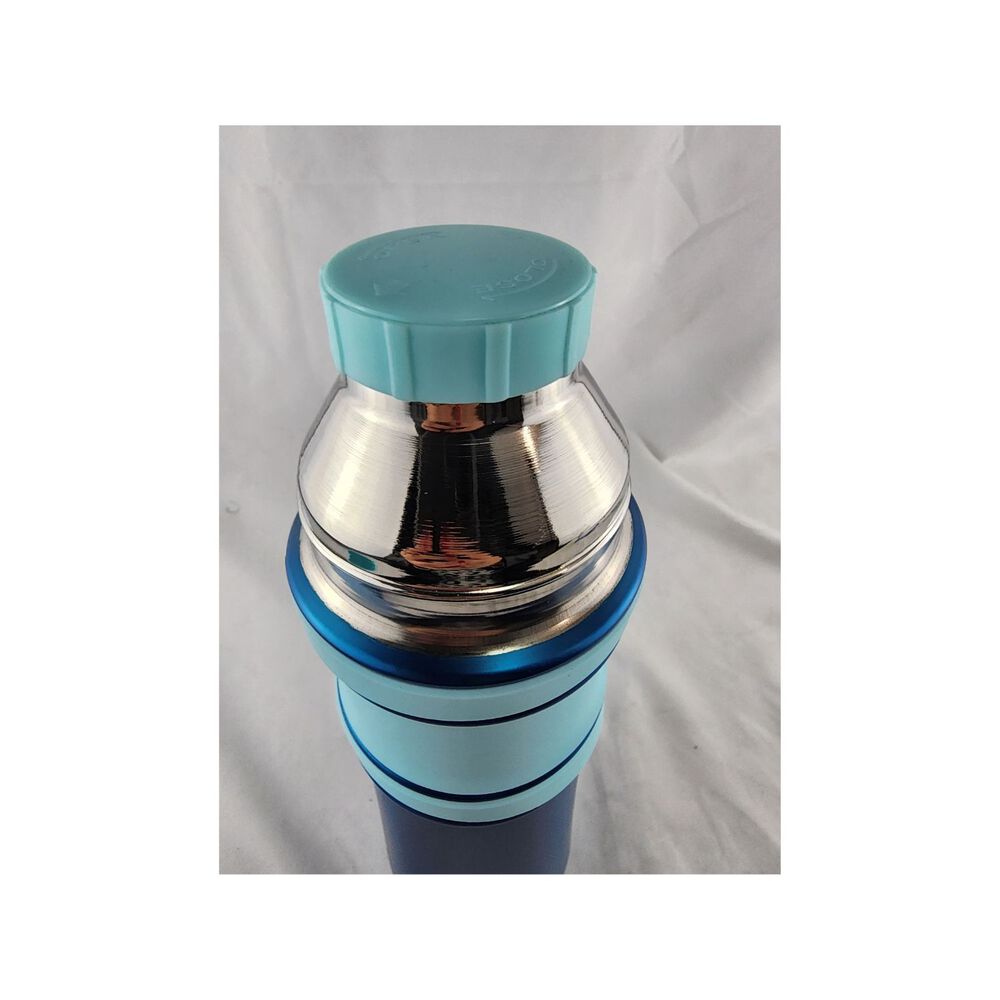 Termo Mega Slim Ii 1l Acero Inoxidable Bebidas Calientes Frias Azul image number 6.0