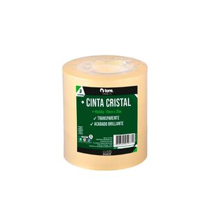 Pack X 4 Cinta Cristal Set 3 Unidades 18mm. X30m. Torre