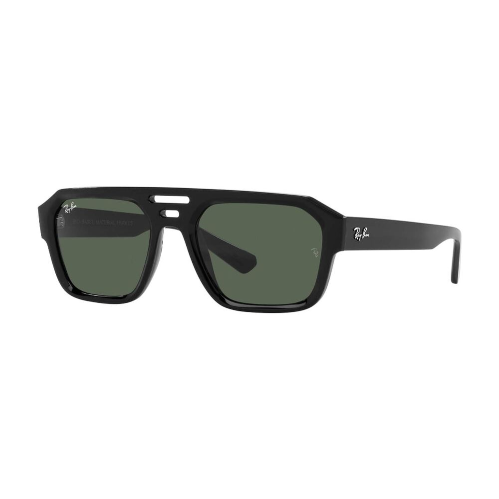 Lentes De Sol Corrigan Black Bio-based Sustentable Ray-ban image number 1.0
