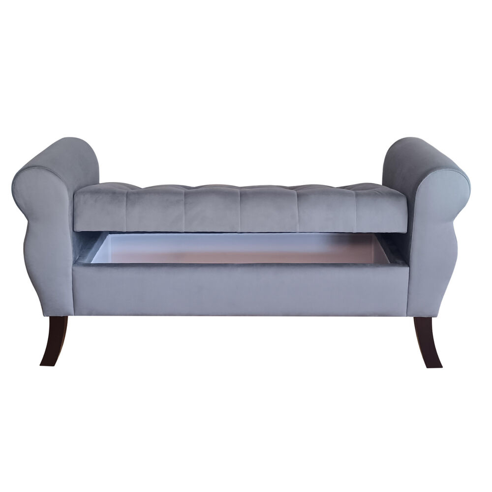 Banqueta Baul Diva Color Gris image number 1.0