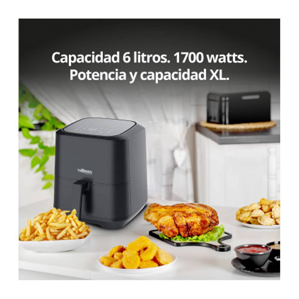 Freidora De Aire 6l Thor Power Heat Xl 1700w image number 2.0