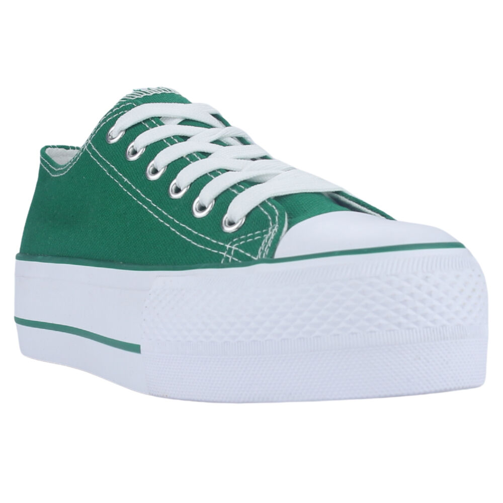 Zapatilla Mujer Chalada Cruni-1 Verde Urbano image number 2.0
