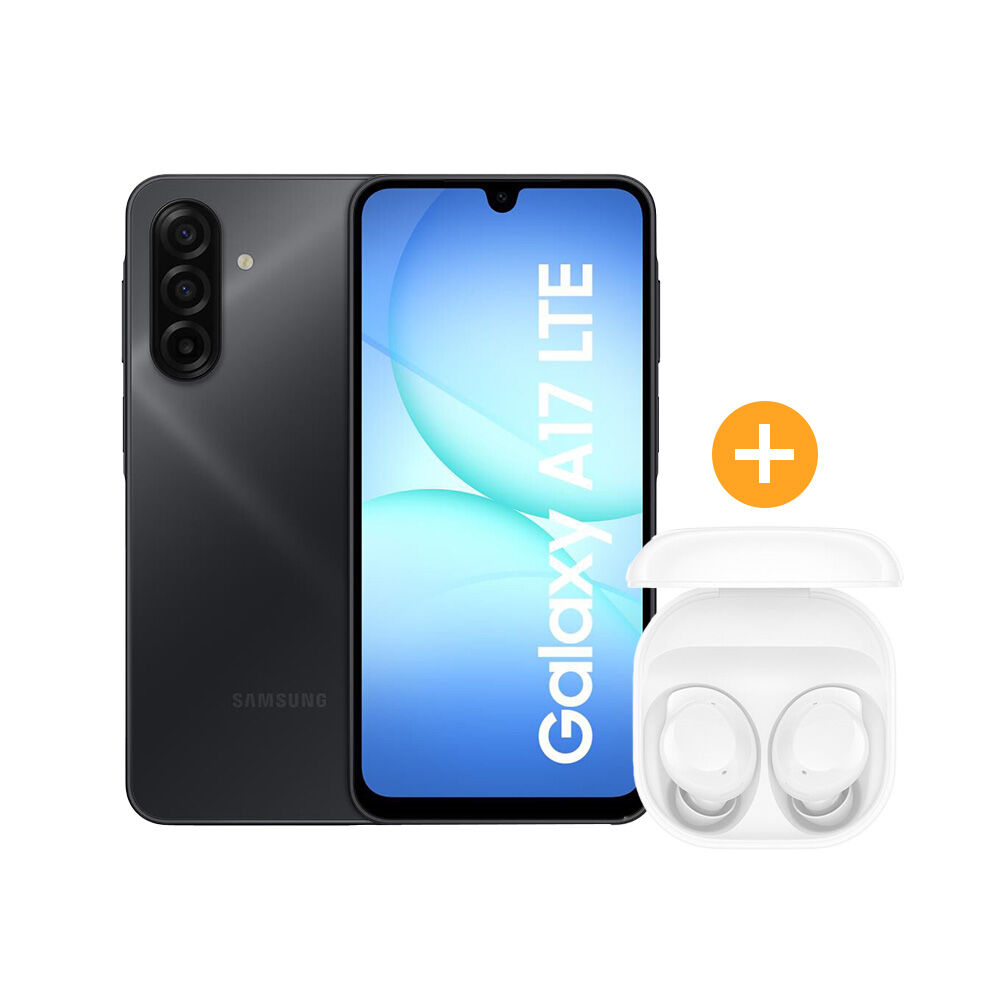 Smartphone Samsung Galaxy A17 LTE / 4G / 128 GB / Negro / Liberado + Aud&iacute;fonos Bluetooth Galaxy Buds Core Blanco image number 0.0