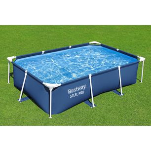 Piscina Desmontable Rectangular Steel Pro De Bestway De 2,59 M X 1,70 M X 61 Cm