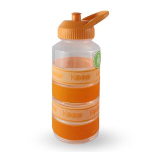 Botella Keep Agua Big Bands Deportista Outdoor 1l Naranja