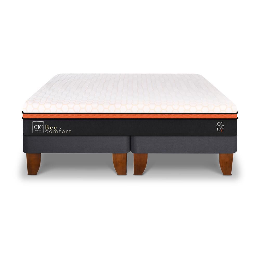 Cama Europea Cic Bee Comfort / 2 Plazas / Base Dividida image number 0.0
