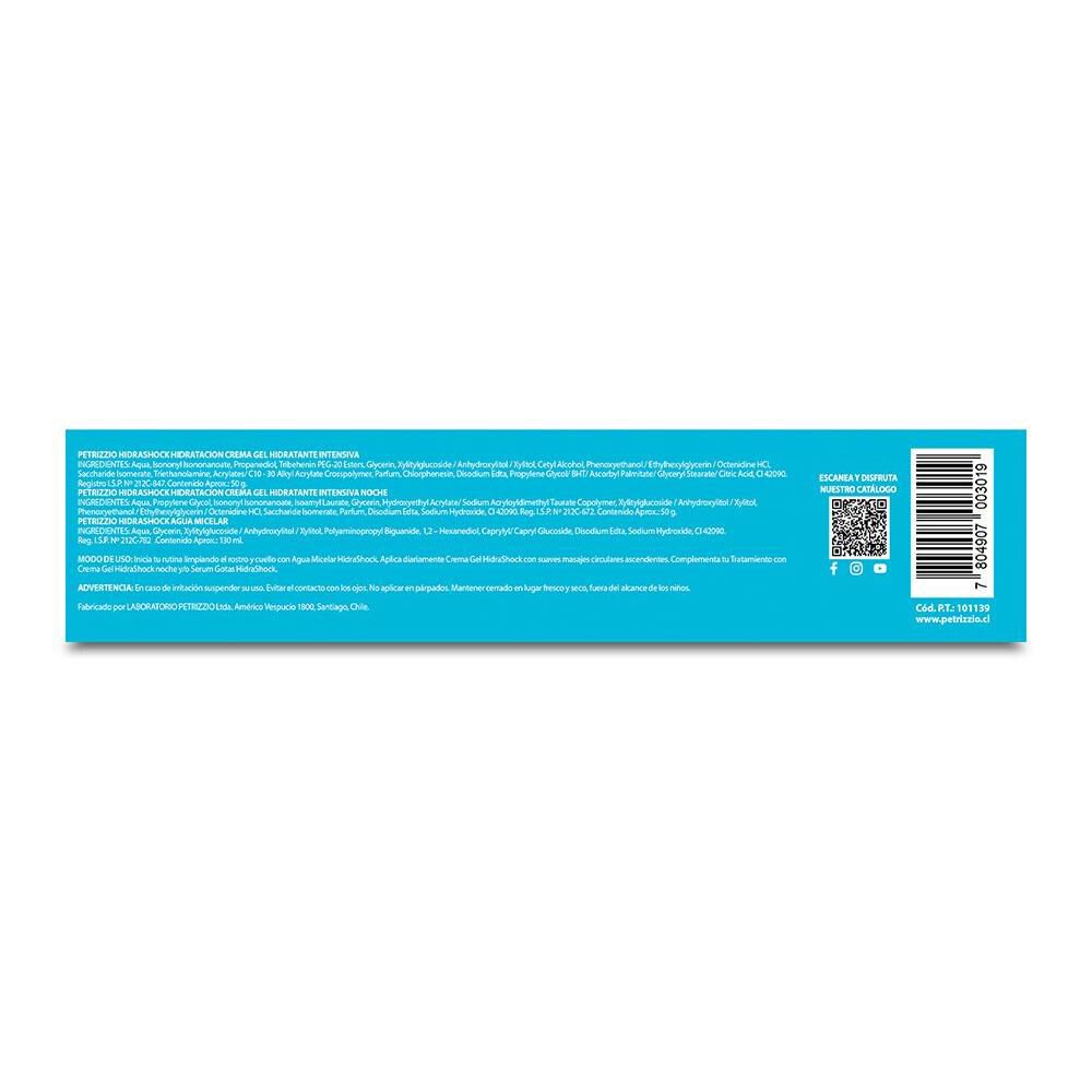 Tripack Tratamiento Hidratante Intensivo Hidrashock Petrizzio image number 3.0