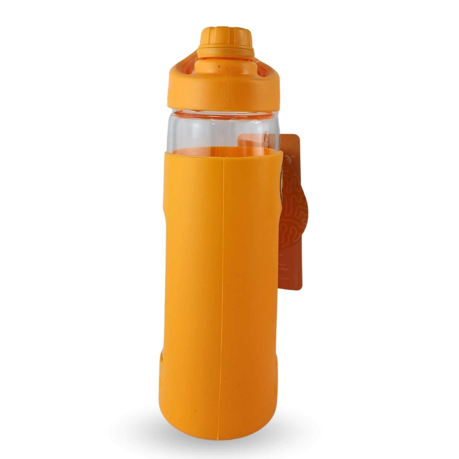 Botella Keep 470ml Vidrio Protector Agua Deportes Outdoor Naranja image number 2.0