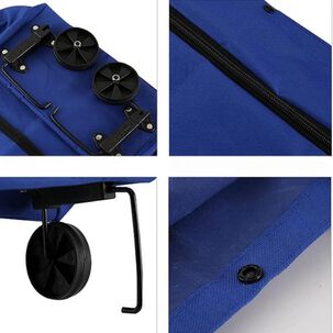 Carrito De Compras Bolsa Con Ruedas Multiusos Plegable