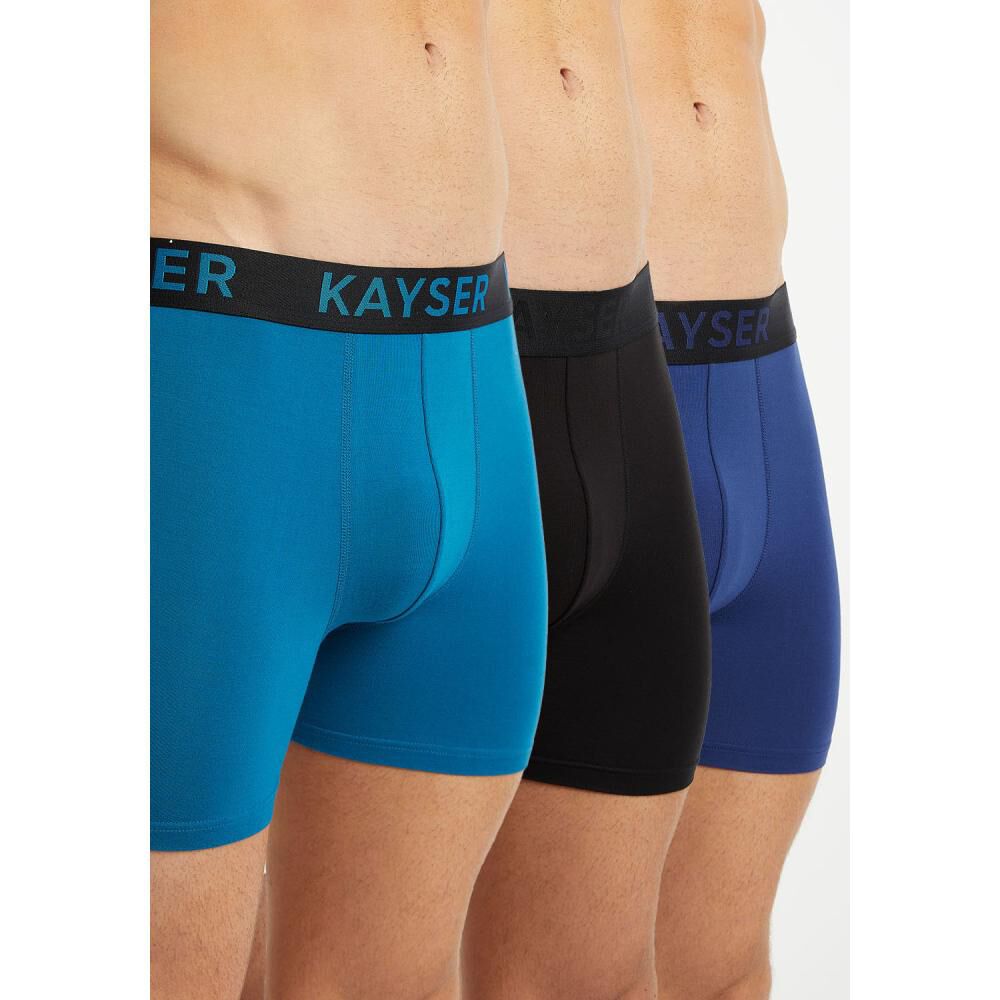 Pack 3 Boxer Largo De Bamboo Kayser image number 0.0