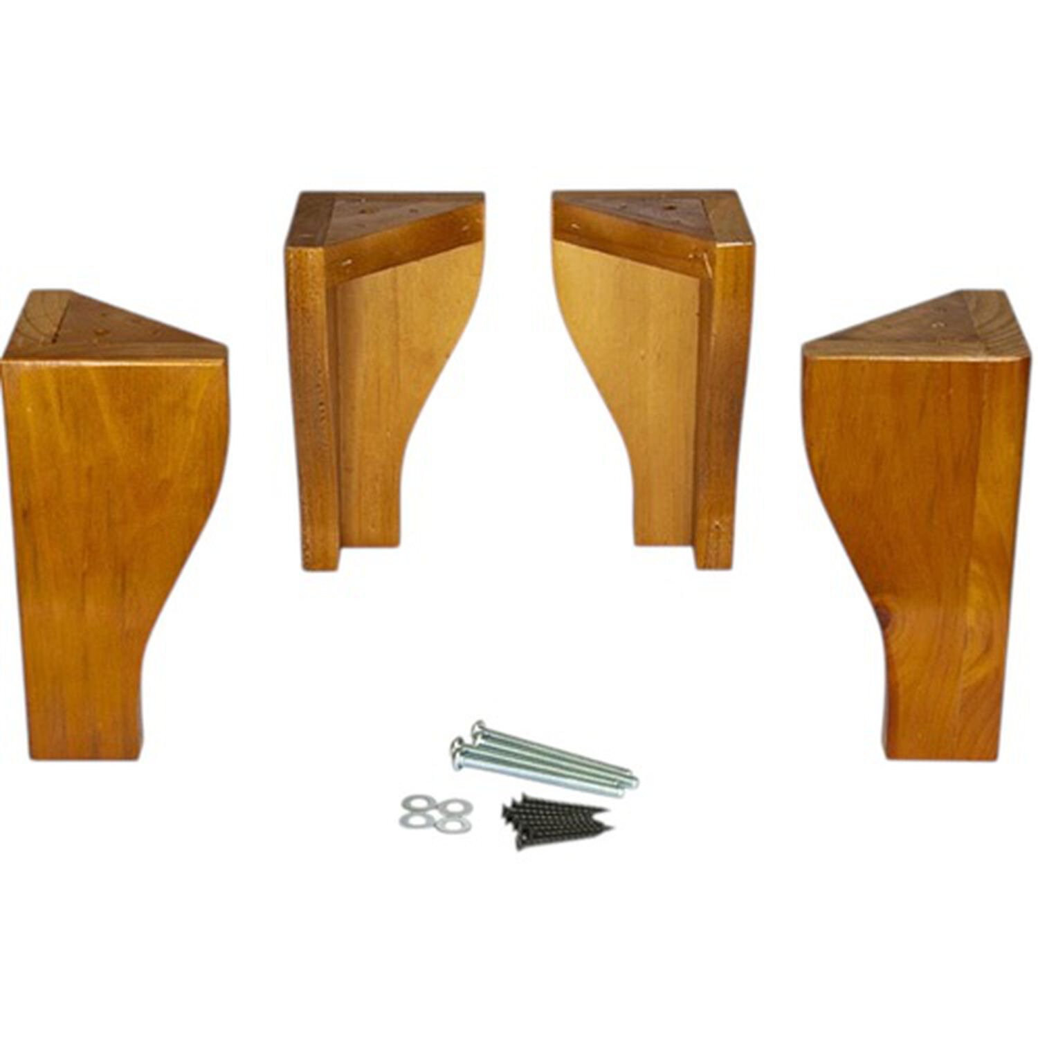 Kit 4 Patas Universales Para Cama Europea - Miel 19.5 Cm image number 0.0