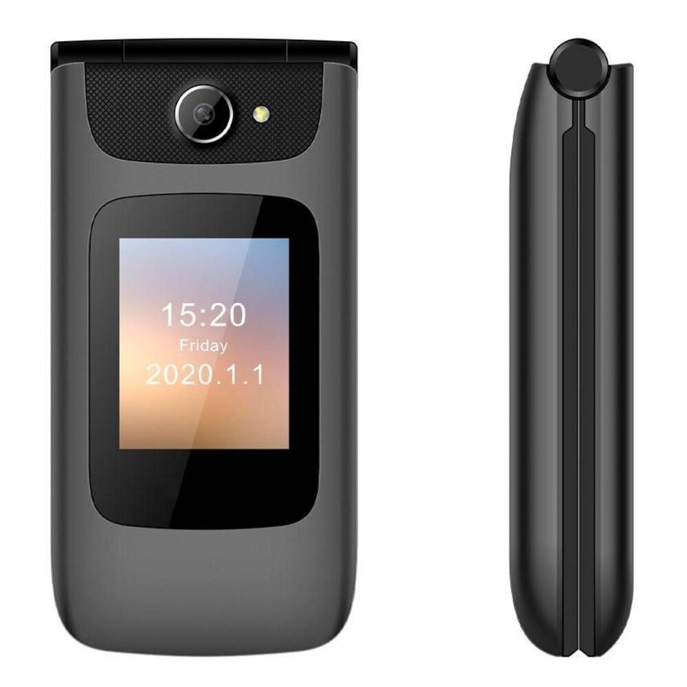 Telefono Senior Tipo Almeja 4g Negro Clamshell image number 1.0