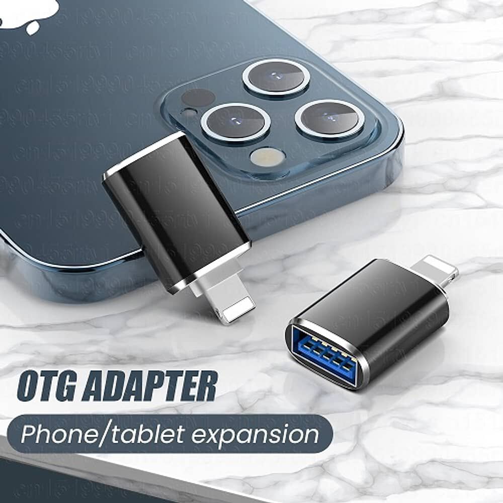 Adaptador Para Iphone Lightning A Usb 3.0 Otg De 8 Pines Macho A Usb Normal Conector Hembra image number 5.0