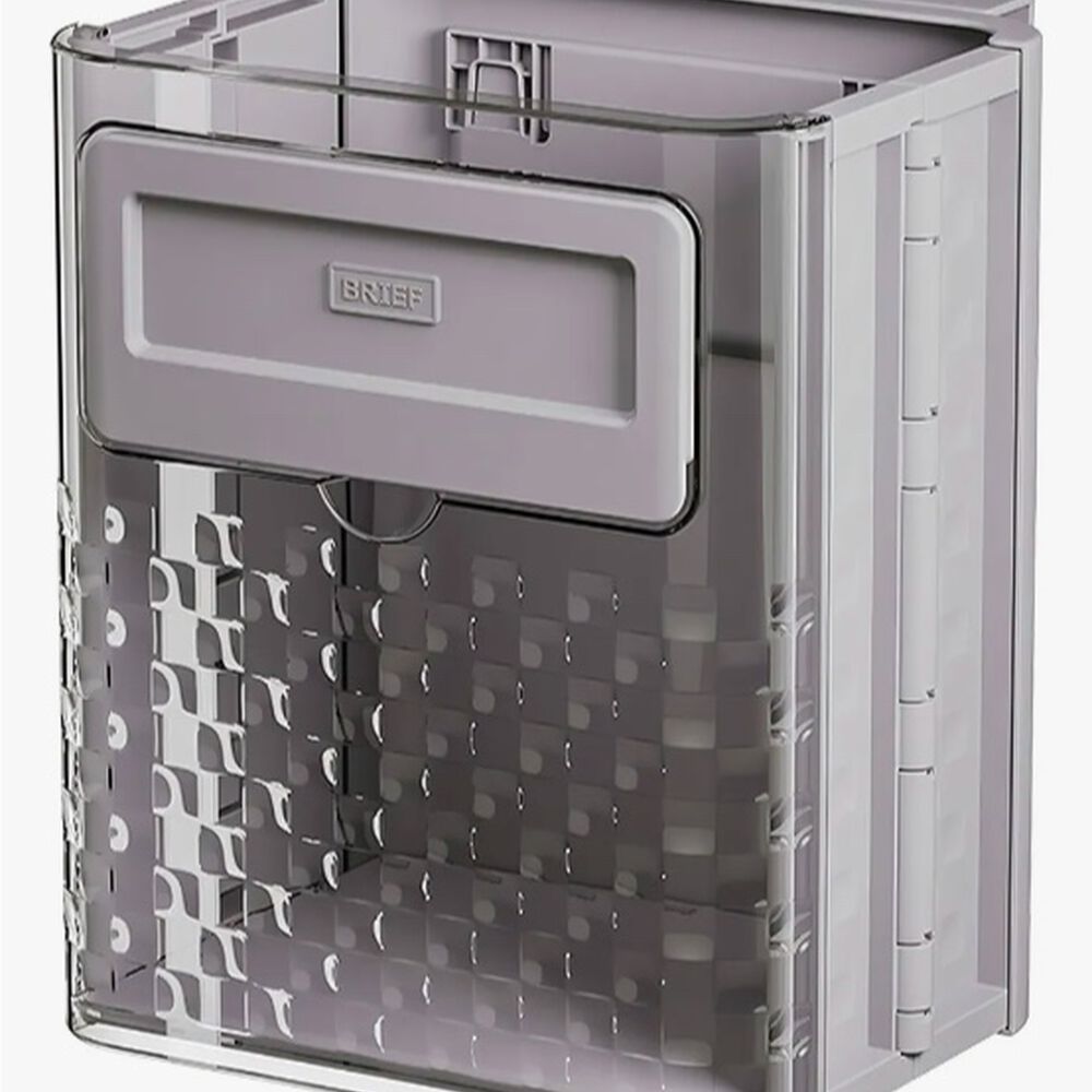 Basurero Plegable Gris image number 0.0