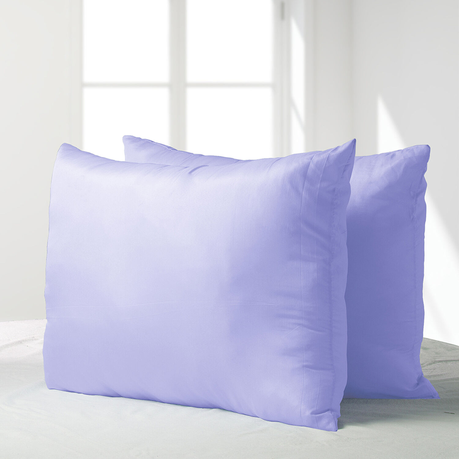Set 2 Almohadas Premium Eco Colores 50x70 Lila image number 1.0