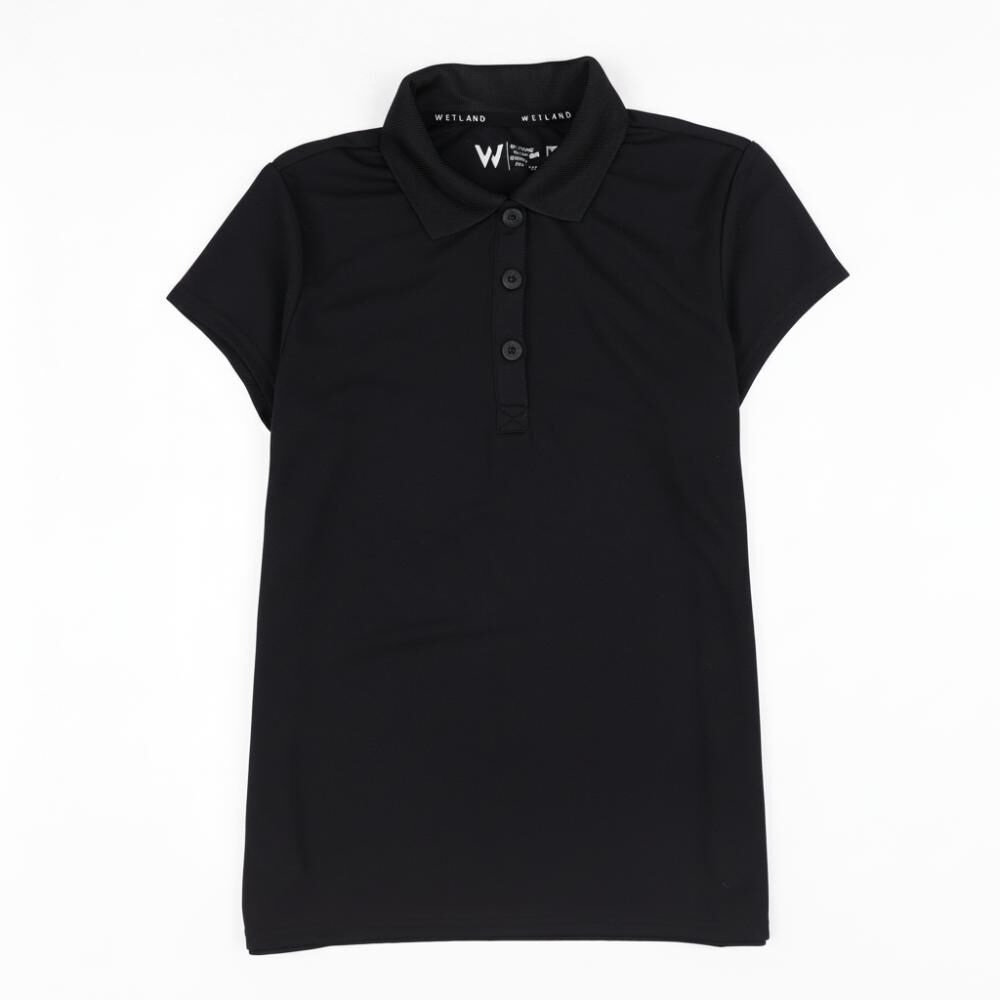 Polera Deportiva Manga Corta Cuello Polo Mujer Wetland image number 0.0