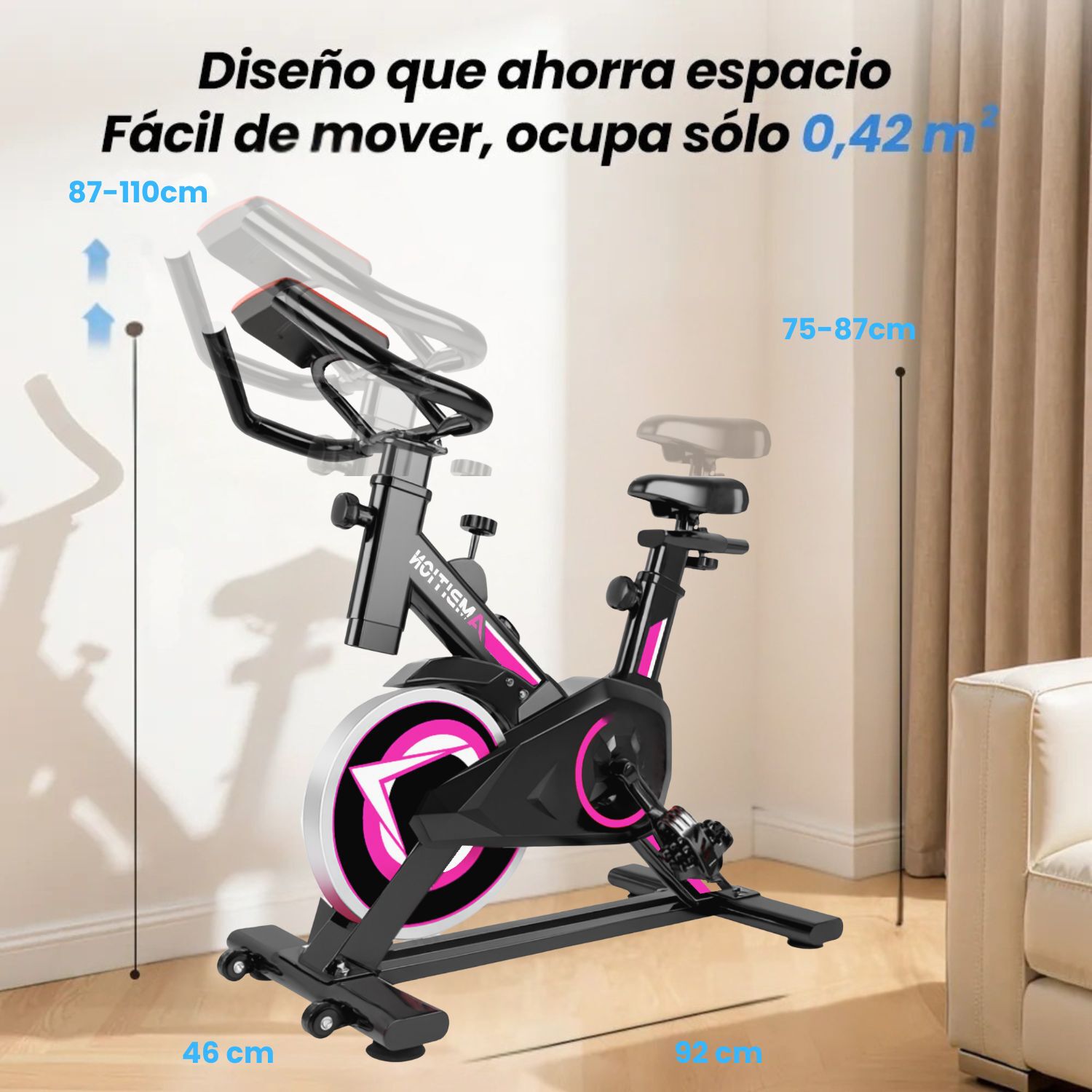 Bicicleta Spinning 6kg Resistencia Ambition image number 3.0