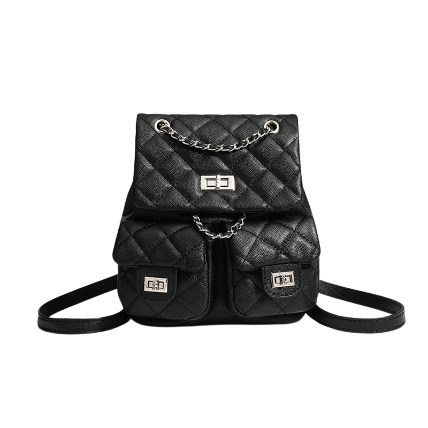 Cartera De Cuero Pu Tipo Mochila Urbana Elegante Para Dama image number 0.0