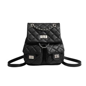 Cartera De Cuero Pu Tipo Mochila Urbana Elegante Para Dama