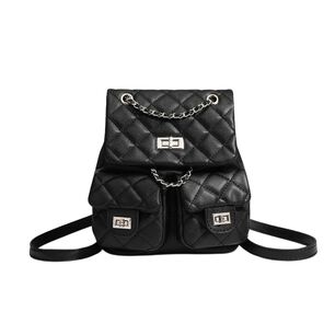 Cartera De Cuero Pu Tipo Mochila Urbana Elegante Para Dama