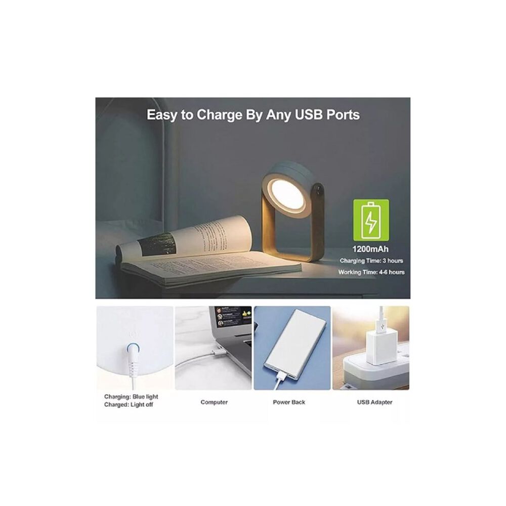 L&aacute;mpara De Mesa Plegable 4 En 1 Luz Telesc&oacute;pica Port&aacute;til image number 1.0