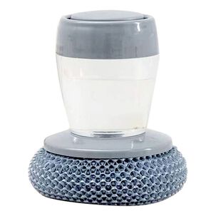 Cepillo Lavado Ollas Acero Inoxidable Mango Ergonomico