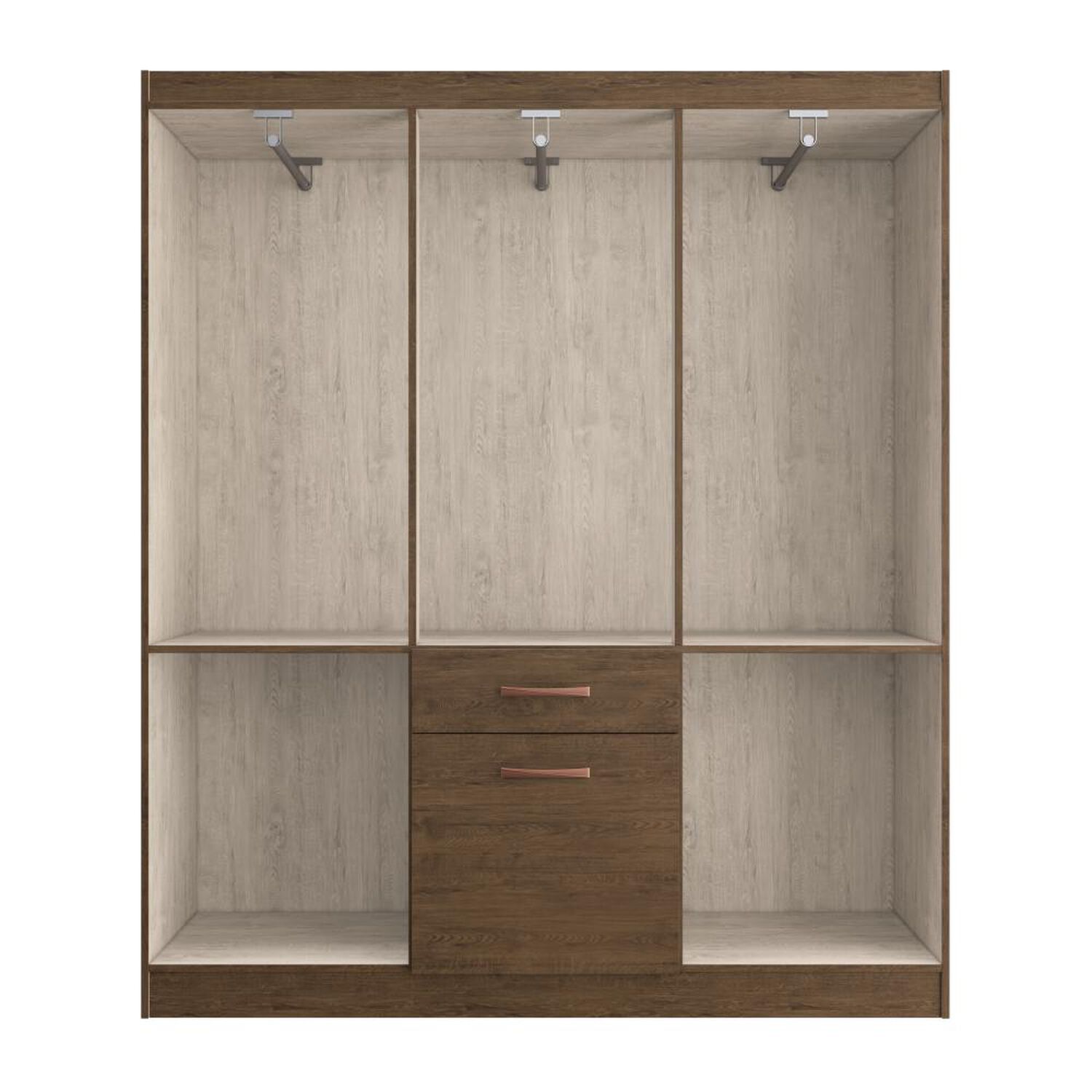 Cl&oacute;set Altavision 5806 Amarula / 6 Puertas / 1 Caj&oacute;n image number 2.0