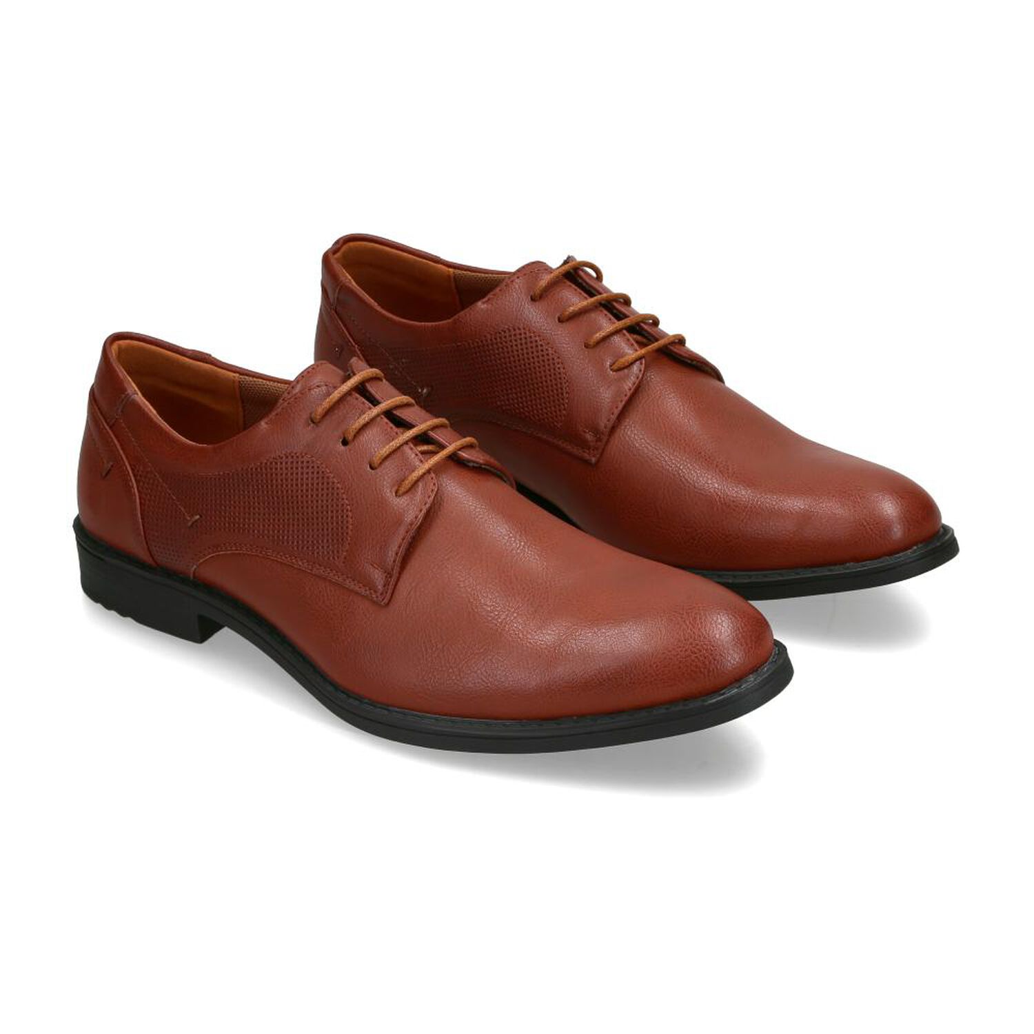 Zapato De Vestir Hombre Az Black Brown image number 1.0