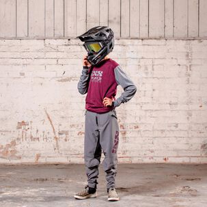 Jersey Ixs Manga Larga Infantil Jr Trigger X Raisin Km