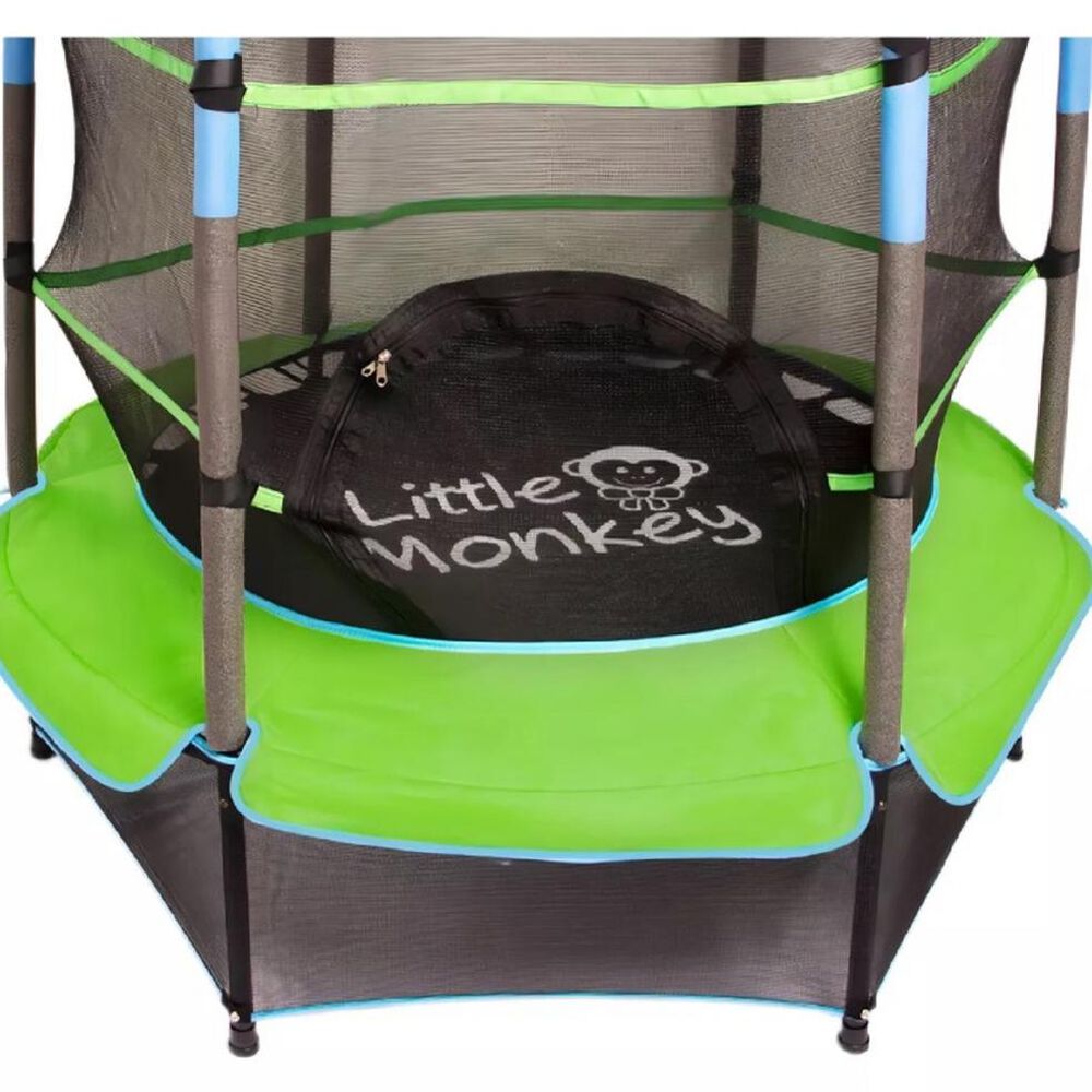 Cama Elástica 1.4m Niños Malla Protectora Verde image number 4.0