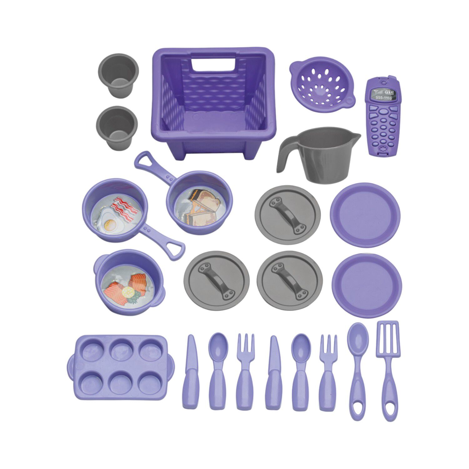 Cocina Juguete Plastica Rosada + Accesorios 51x22x75cm image number 2.0
