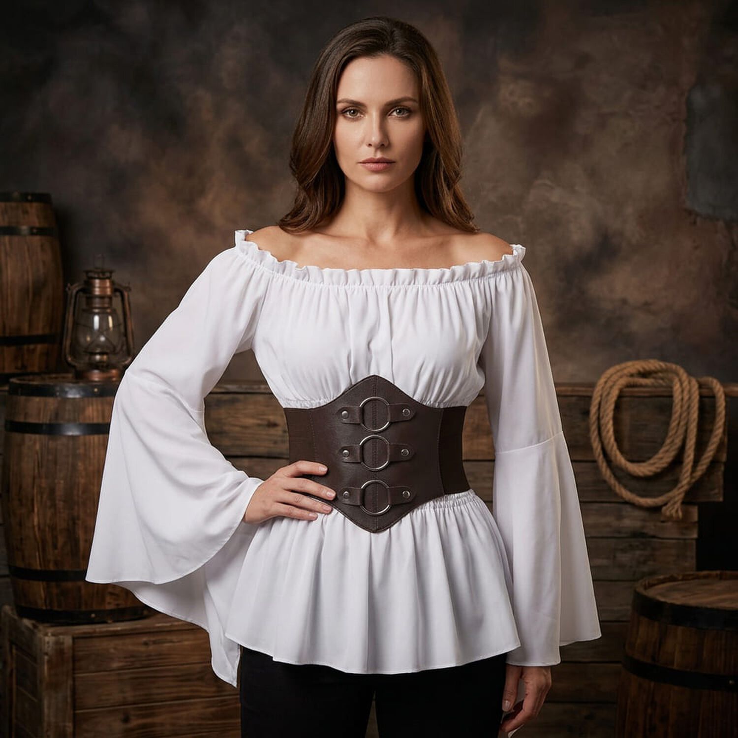 Disfraz Cosplay Camisa Medieval Medievo image number 0.0