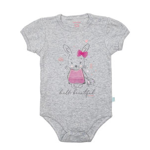 Bodys Manga Corta Set 2 Piezas Bambino 100% Algodón Rosado