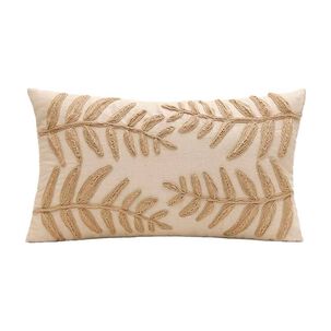 Cojin Con Detalles En Yute 30x50cm - Espiga