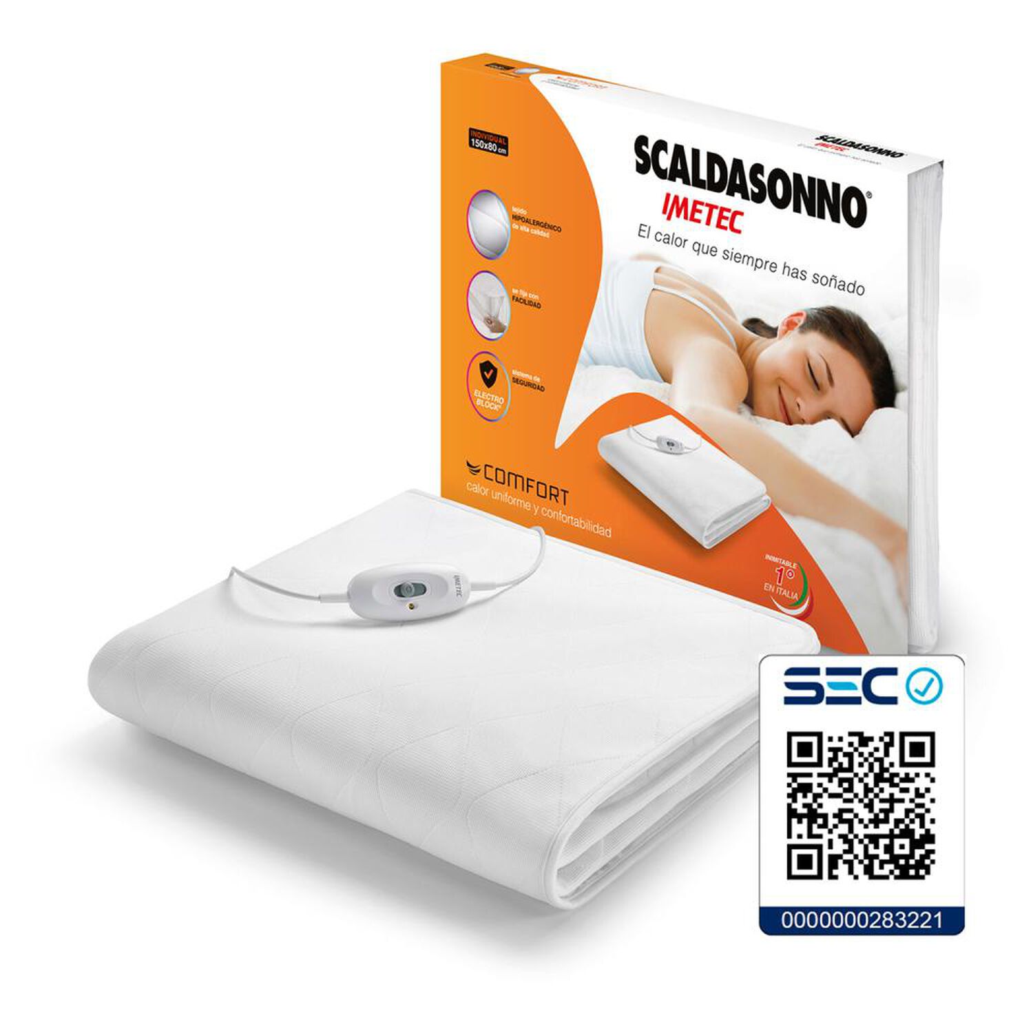 Calienta Cama Scaldasonno Comfort Individual / 1 Plaza image number 6.0