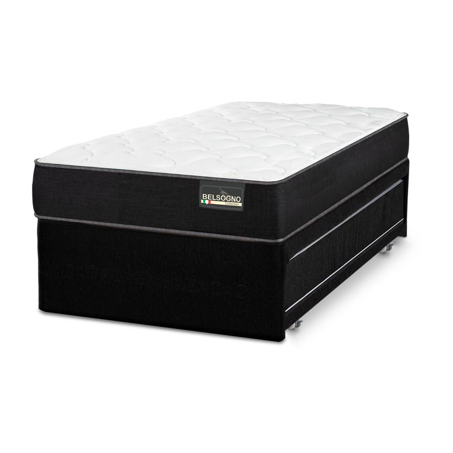 Cama Nido Belsogno One Black / 1 Plaza / Base Normal image number 1.0